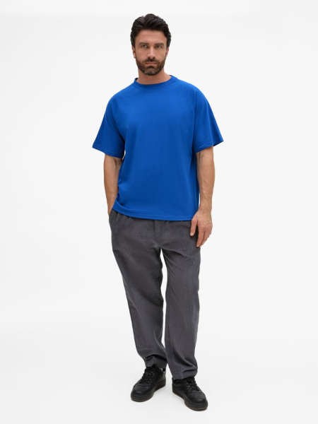 Футболка унисекс оверсайз T2, синяя, XS–XXL