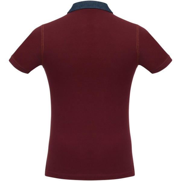 Рубашка поло мужская DNM Forward бордовая, S–XL