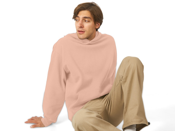 Толстовка с капюшоном оверсайз «Berlin» унисекс, Размер XS-S, Цвет лососевый