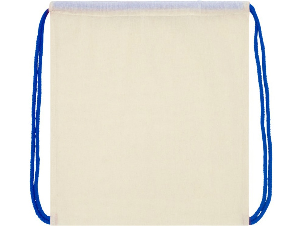 Рюкзак «Oregon» с цветными веревками, Цвет бежевый/синий