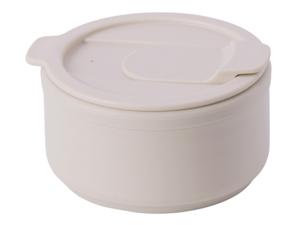 Силиконовый складной стакан «GoCup», Цвет бежевый