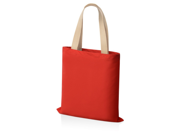 Сумка для шопинга «Steady» хлопковая с парусиновыми ручками, 260 г/м2, Цвет красный