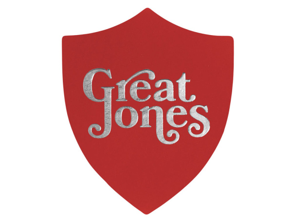 Патч «Щит», soft-touch, Цвет красный