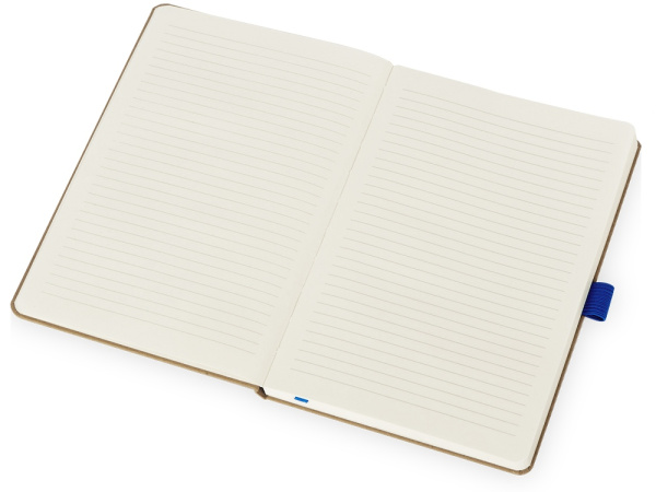 Блокнот А5 в твердой обложке «Sevilia Hard», Цвет крафтовый/синий