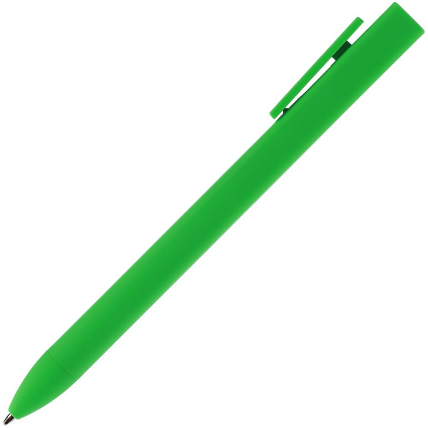 Ручка шариковая Swiper SQ Soft Touch, зеленая, 14,5x1,1 см