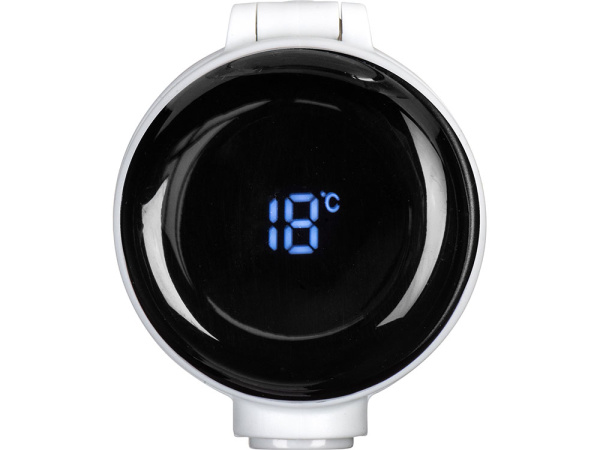 Вакуумная термокружка с индикатором и медной изоляцией «Bravo», тубус, 400 мл, Цвет белый