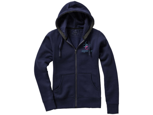 Толстовка «Arora» женская с капюшоном, Размер XL, Цвет темно-синий