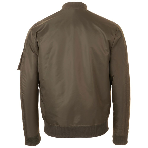 Куртка бомбер унисекс Rebel, коричневая, XS–3XL