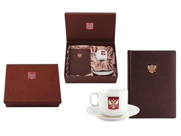 Подарочный набор «Чайная гармония России», Цвет коричневый