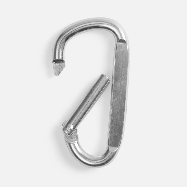Карабин Raby, серебристый, 3х6х0,5 см