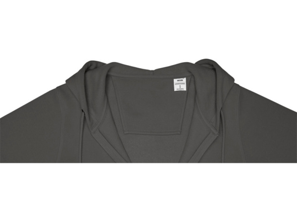 Толстовка на молнии «Theron» женская, Размер 2XL, Цвет темно-серый