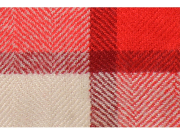 Плед акриловый «Tartan», Цвет красный