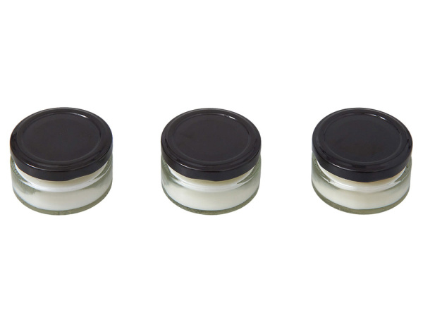 Набор свечей в баночках «The Comfort Keeper», Цвет белый