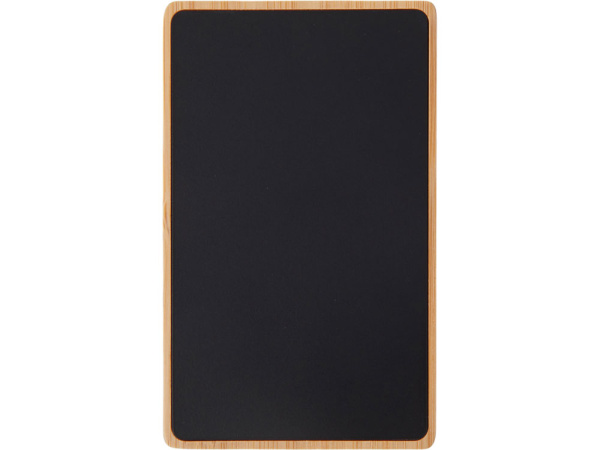 Внешний аккумулятор с подсветкой лого «Reedia S2», 5000 mAh, Цвет черный/натуральный