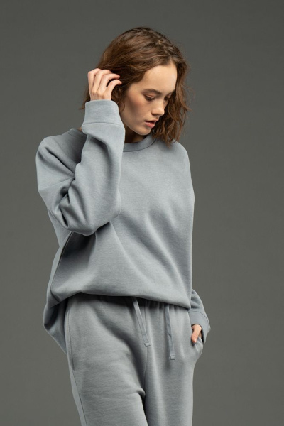 Свитшот унисекс S2, серый, XS–XXL