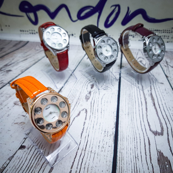 Часы женские Chopard Argent Geneve S9204 со стразами