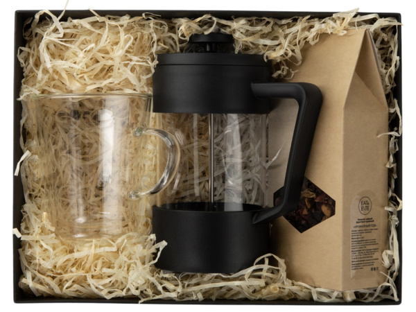 Подарочный набор для чая «Tea eve», Цвет черный, прозрачный