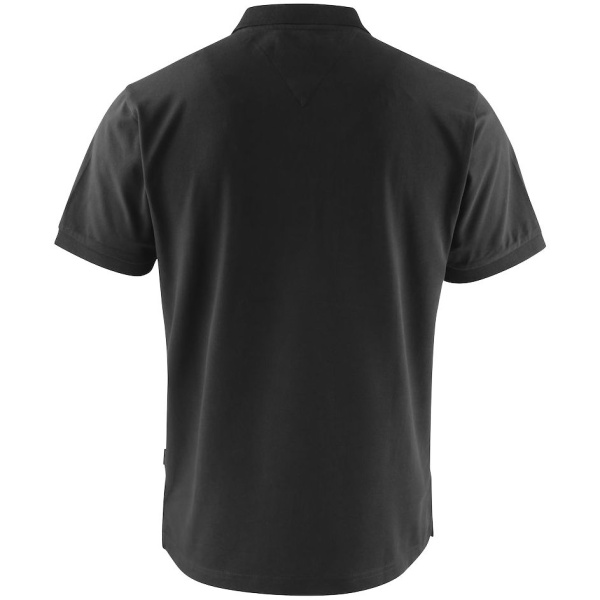 Рубашка поло мужская Sunset, черная, S–4XL