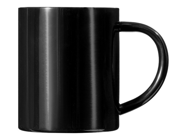 Стальная кружка с двойными стенками «Altai», Цвет черный