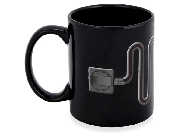 Кружка «Лампочка», Цвет черный/серый