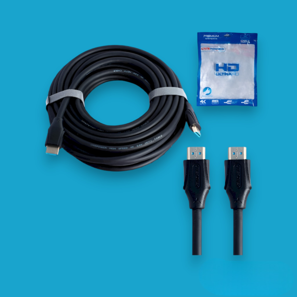 Кабель HDMI-HDMI H221 10м (4K 2.0V) резиновый / Передача высококачественного аудио и видео сигнала между устройствами