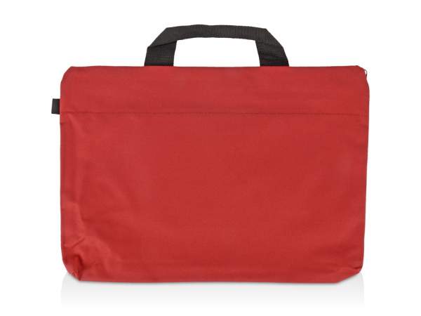 Сумка для конференций «Lando», Цвет красный/черный