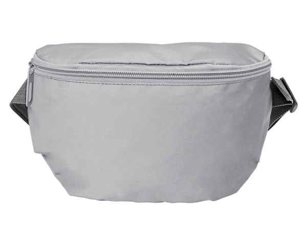 Светоотражающая сумка на пояс «Reflector», Цвет серебристый