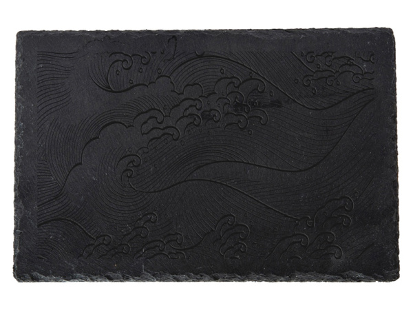 Сервировочная доска из сланца «Toscana», Цвет черный