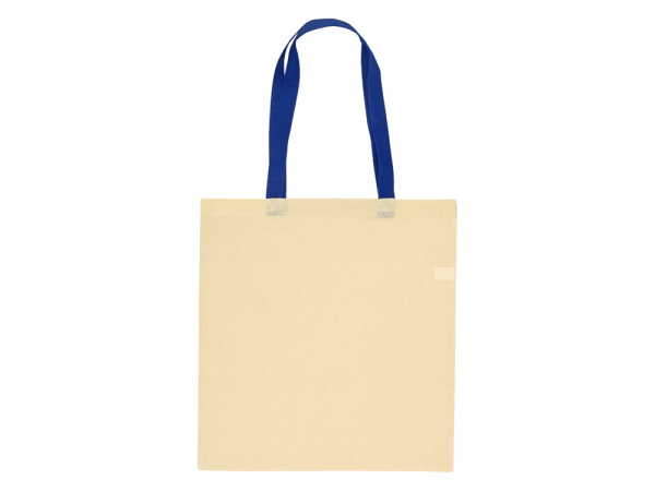 Сумка «Nevada», 100 г/м2, Цвет натуральный/ярко-синий