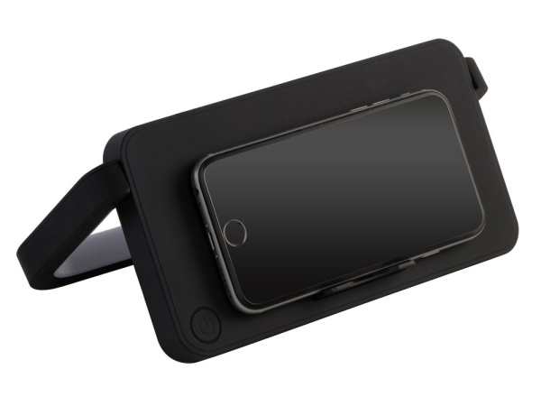 Беспроводная зарядка с лампой и подставкой «Robo», 10 Вт, Цвет черный