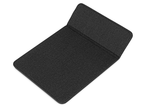 Коврик для мыши с беспроводной зарядкой «Mist», Цвет темно-серый