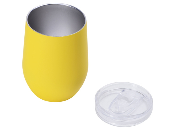 Термокружка «Vacuum mug C1», soft touch, 370 мл, Цвет желтый