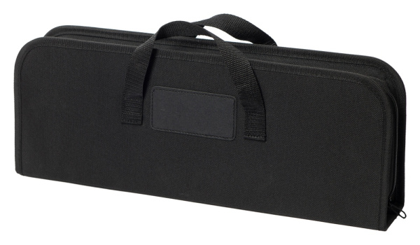 Набор для барбекю «Ribeye» из акации, Цвет инструменты- черный/дерево, чехол- черный