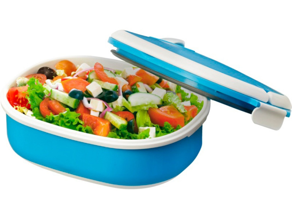 Ланч-бокс «Spiga», Цвет синий/белый