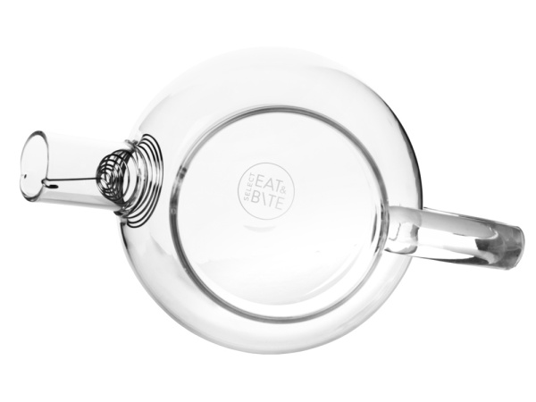 Стеклянный чайник с бамбуковой крышкой «Sencha M», Цвет прозрачный