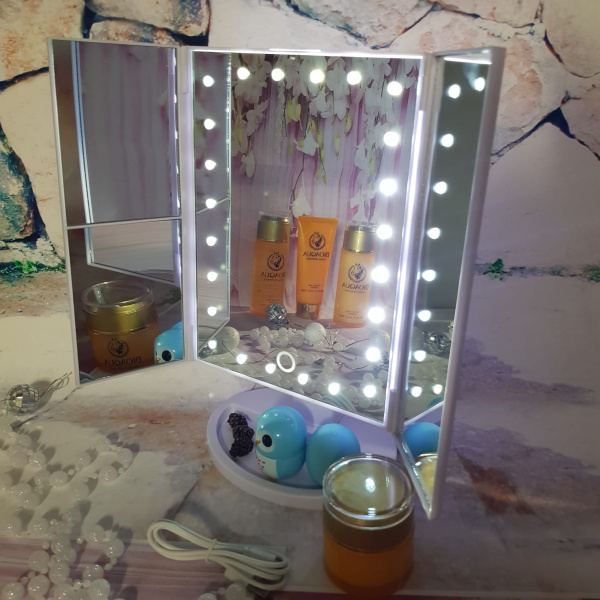 НОВИНКА! Зеркало Superstar Magnifying Mirror для макияжа с LED-подсветкой