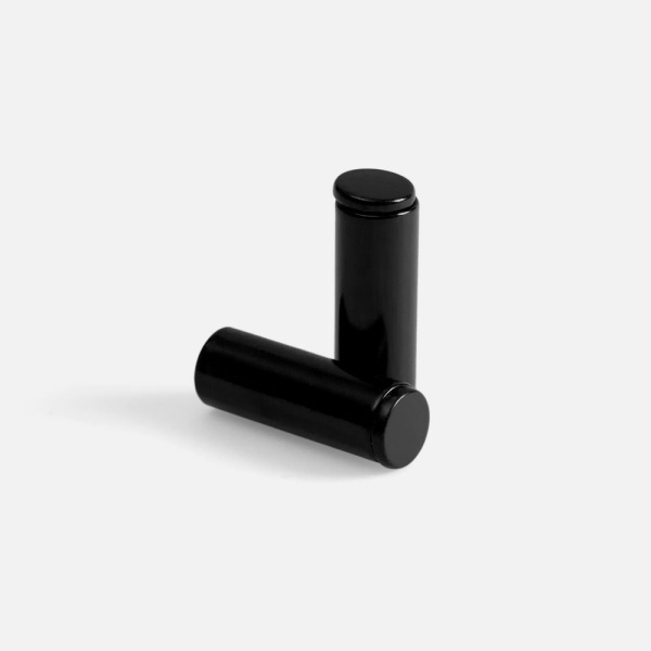 Наконечник для шнурка Nozzle, ver.2, черный, 0,5x2 см