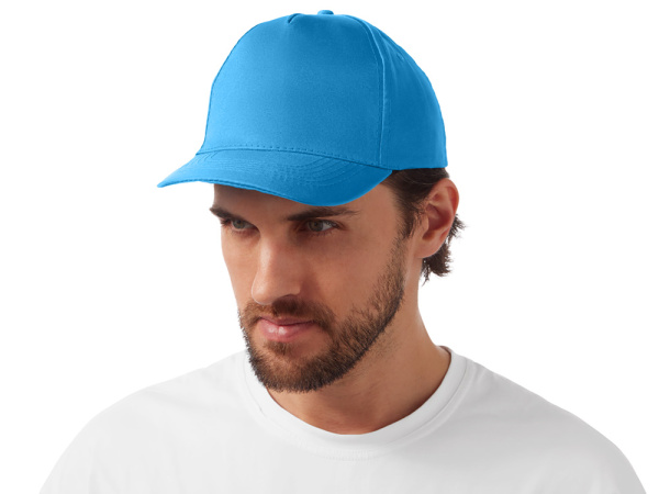 Бейсболка «Poly», Размер 56, Цвет голубой