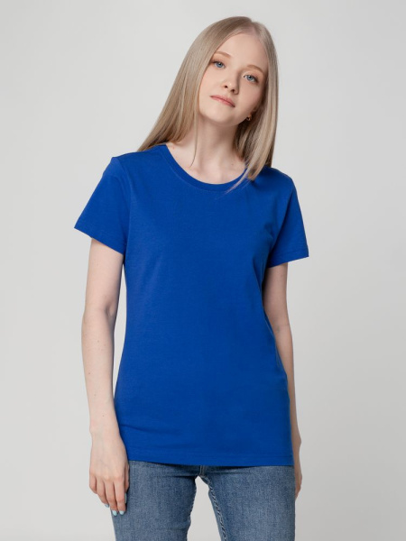 Футболка женская T-bolka Lady, ярко-синяя, S–3XL