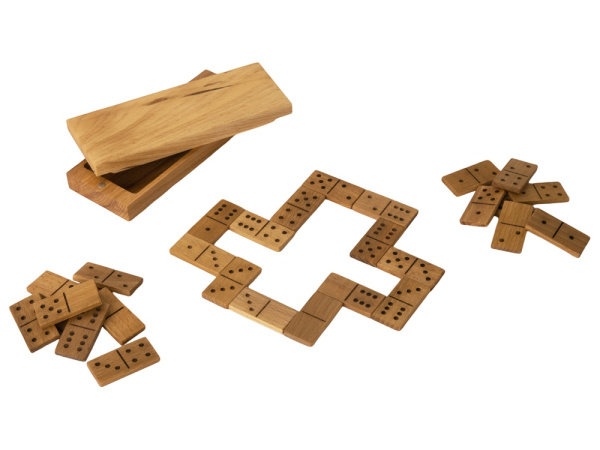 Игра «Домино» из массива бука, Цвет натуральный