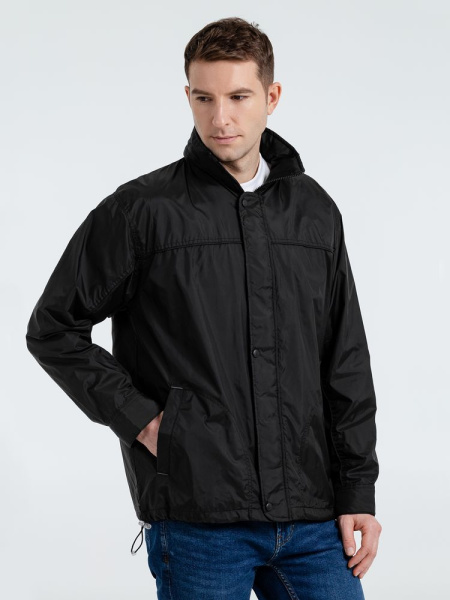 Ветровка мужская Mistral 210, черная, S–XXL