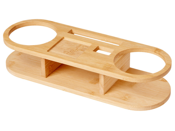 Набор для виски на бамбуковой подставке «Boulevardier», Цвет натуральный, прозрачный