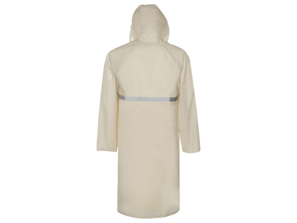 Дождевик со светоотражающей тесьмой «Lanai», Размер XL-2XL, Цвет молочный