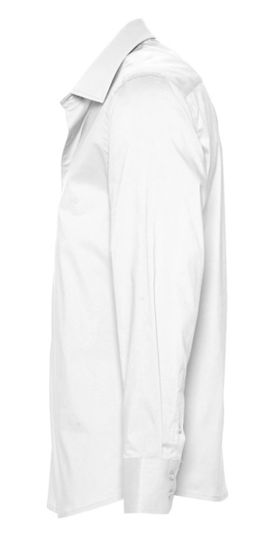 Рубашка мужская с длинным рукавом Brighton, белая, S–4XL
