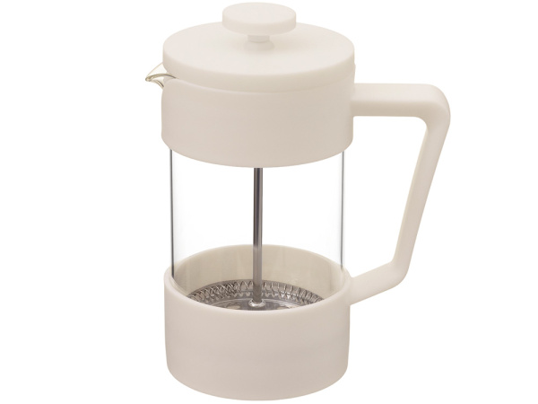 Френч-пресс «Intense», Цвет белый/прозрачный