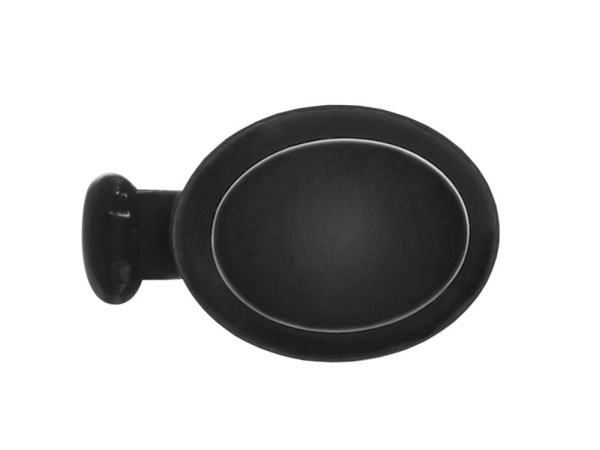 Металлическая шариковая ручка «Ellipse gum» soft touch с зеркальной гравировкой, Цвет черный