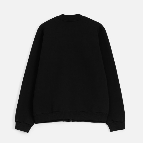 Бомбер унисекс Estado, черный, S–XL