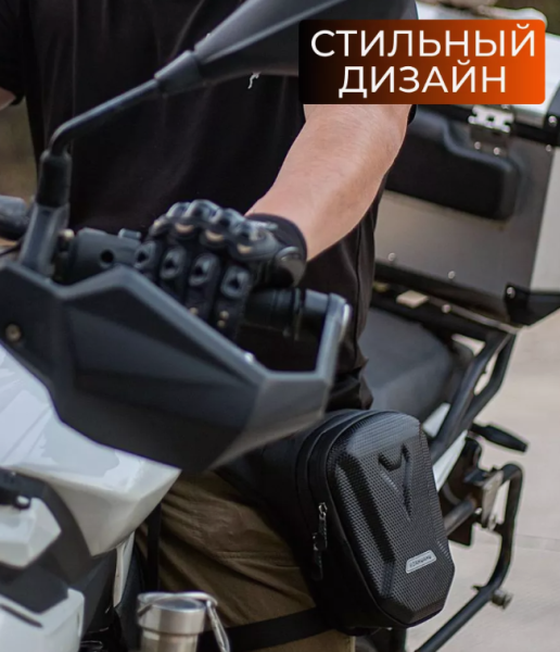 Мотосумка на бедро поясная, 3 литра, водоотталкивающая ткань 
