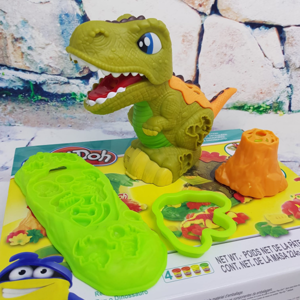 Игровой набор с пластилином Play-Doh "Могучий динозавр"