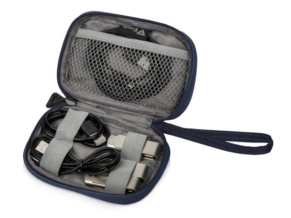 Органайзер для проводов «Keep Organized S», Цвет темно-синий